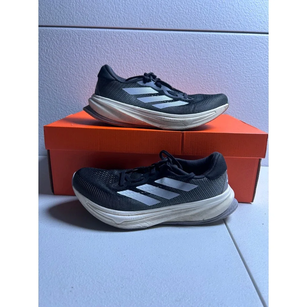 Adidas Supernova Rise Core Black White Size Mens 5 Womens 6 #2916